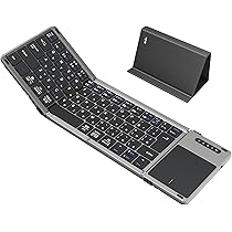 折りたたみ キーボード bluetooth ワイヤレス キーボード タッチパッド Amazon | EWIN 折りたたみ キーボード bluetooth ワイヤレス